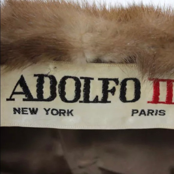 🌺🌺🌺🌺MINK🌺🌺ADOLFO NEW YORK🌺🌺PARIS🌺🌺 - Picture 4 of 6
